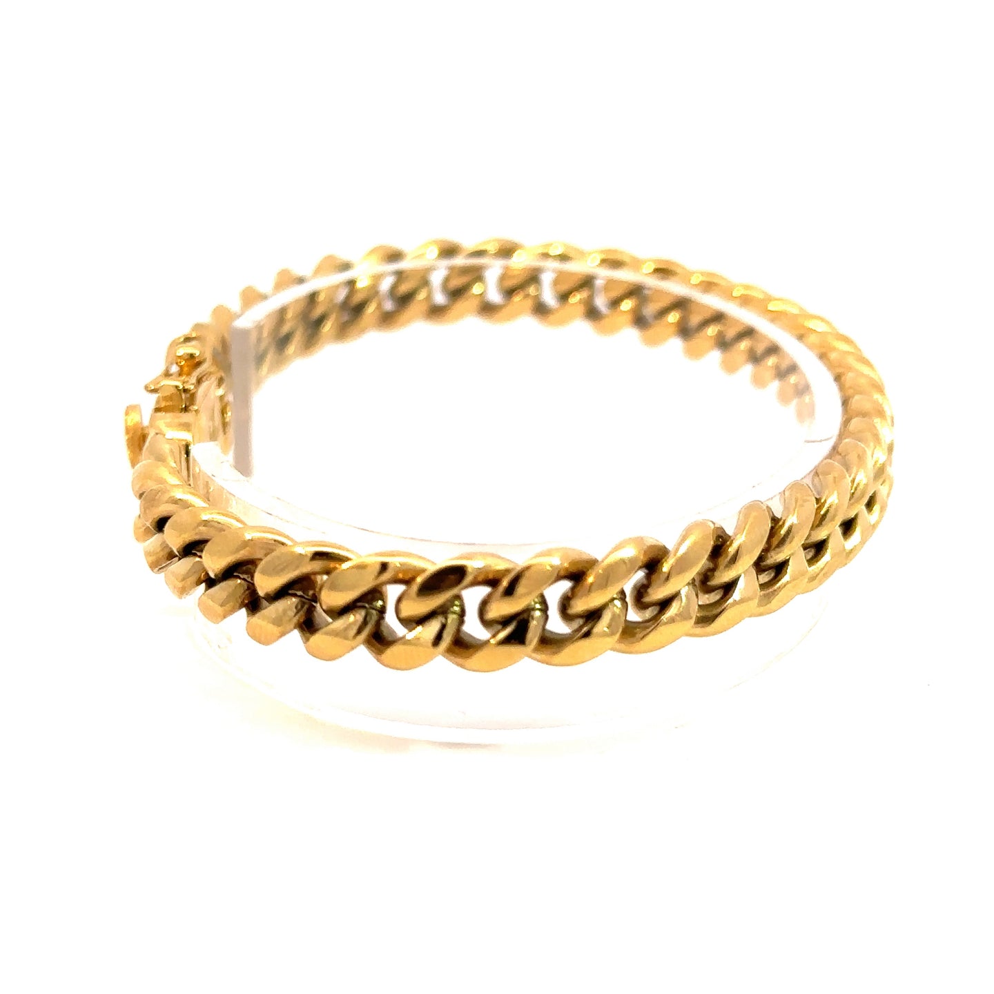 RITZY 8MM  8" CUBAN ICED OUT BRACELET I 950732