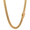 NERYZ 8MM 20" GOLD CUBAN ICED OUT CHAIN I 950742