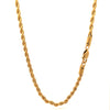 GAIA 4MM GOLD ROPE ICED OUT CHAIN I 950872