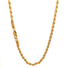 GAIA 4MM GOLD ROPE ICED OUT CHAIN I 950872