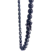 MISTRAL 7MM CZ BLACK BRASS ICED OUT CHAIN | 961633