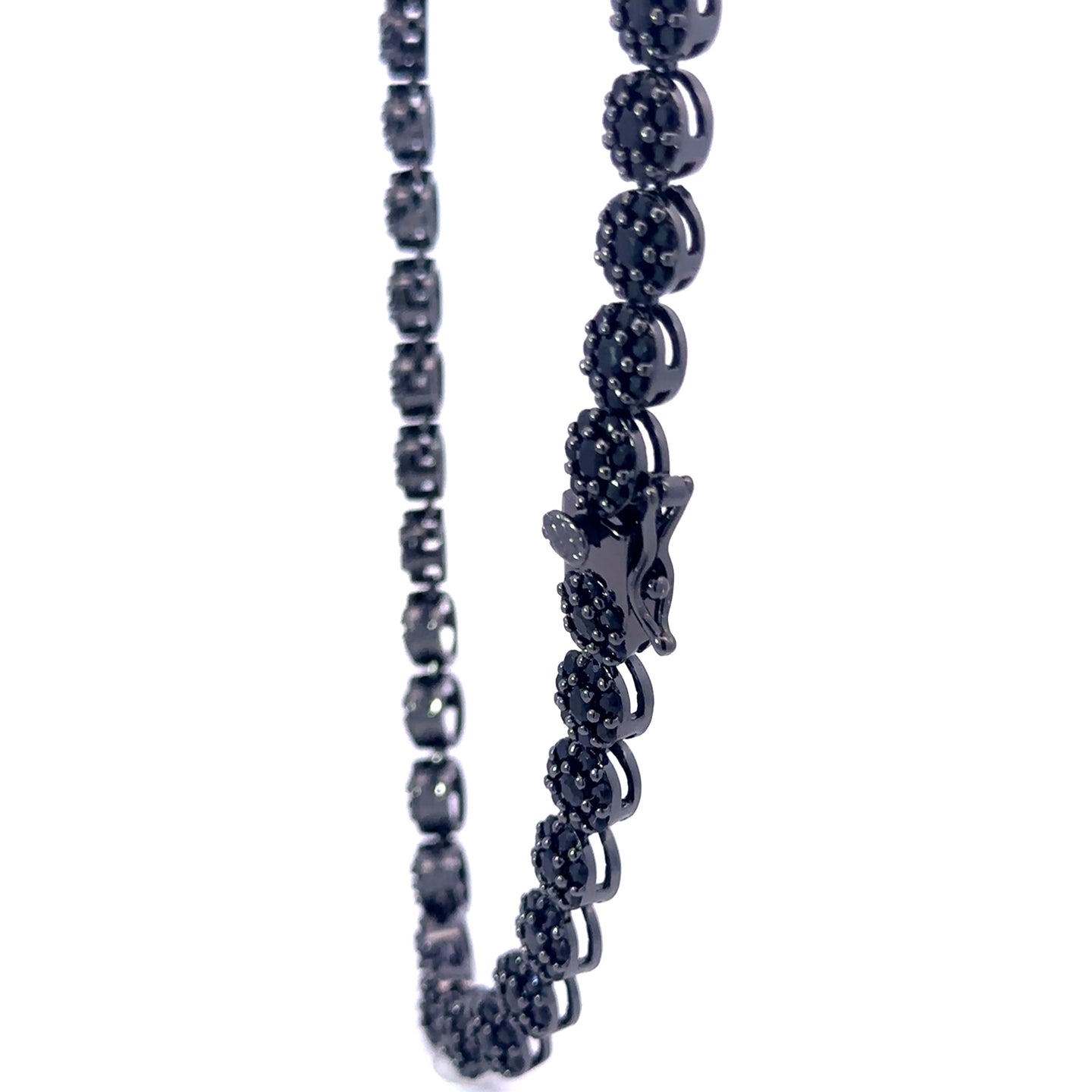MISTRAL 7MM CZ BLACK BRASS ICED OUT CHAIN | 961633