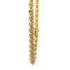 MISTRAL 7MM CZ GOLD BRASS ICED OUT CHAIN | 963552