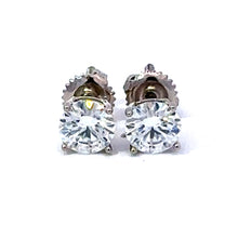 ZYRIEL 1.0 CTW 925 RHODIUM MOISSANITE ICED OUT EARRING | 991001
