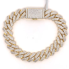 PALATIAL SILVER MOISSANITE 12 MM BRACELET  | 991352