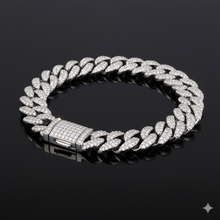 MONEYED 12MM 925 MOISSANITE CUBAN BRACELET | 991391