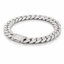 MONEYED 12MM 925 MOISSANITE CUBAN BRACELET | 991391