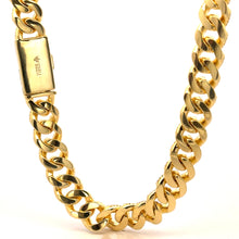 SELVIK 12MM GOLD MOISSANITE ICED OUT CUBAN I 991402