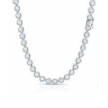 JARELO 6MM RHODIUM MOISSANITE ICED OUT CHAIN  |  995471
