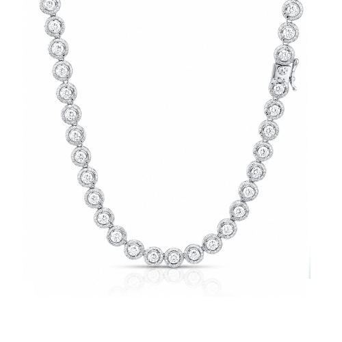 JARELO 6MM RHODIUM MOISSANITE ICED OUT CHAIN  |  995471