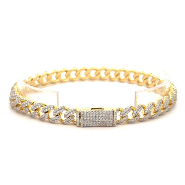 WIZARD 8MM MOISSANITE ICED OUT BRACELET I 991552