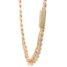 MYRITH 10MM TRI COLOR MOISSANITE ICED OUT CUBAN I 9915652