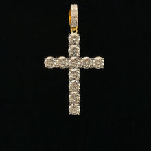 SACREDVERSE 5.09 CTW 925 CZ MOISSANITE GOLD PENDANT I 991932