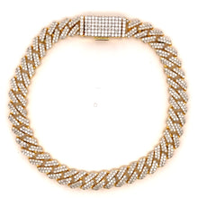 OPULENT 8MM 925 MOISSANITE CUBAN BRACELET | 992472