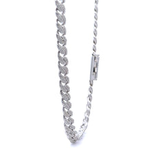 WIZARD 6.84 CTW 6 MM RHODIUM MOISSANITE ICED OUT CHAIN I 993461