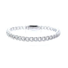 WIZARD 3.16 CTW 6 MM RHODIUM MOISSANITE ICED OUT BRACELET I 993481