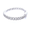 WIZARD 3.16 CTW 6 MM RHODIUM MOISSANITE ICED OUT BRACELET I 993481