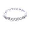 WIZARD 3.16 CTW 6 MM RHODIUM MOISSANITE ICED OUT BRACELET I 993481