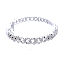 WIZARD 6MM RHODIUM MOISSANITE ICED OUT BRACELET I 993481