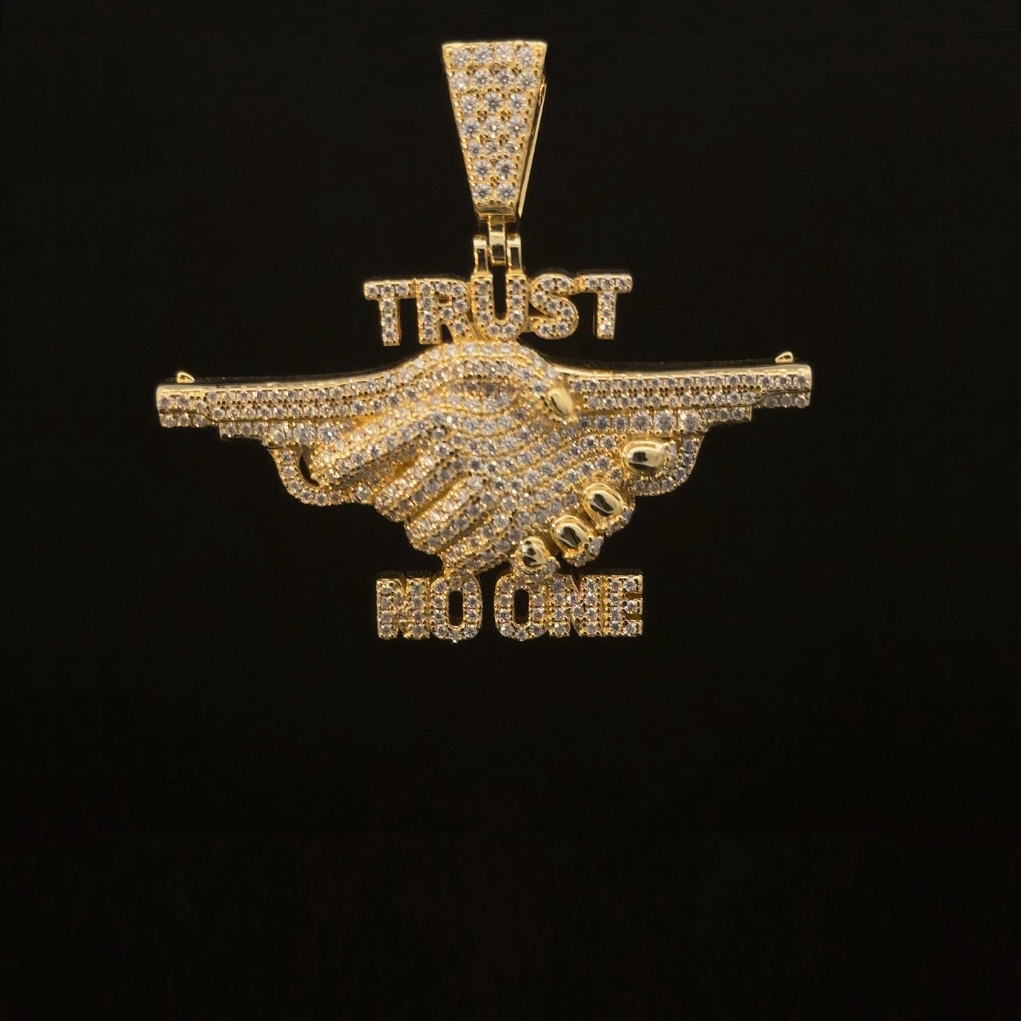 SKEPTICORE 2.68 CTW 925 CZ MOISSANITE GOLD PENDANT I 994122