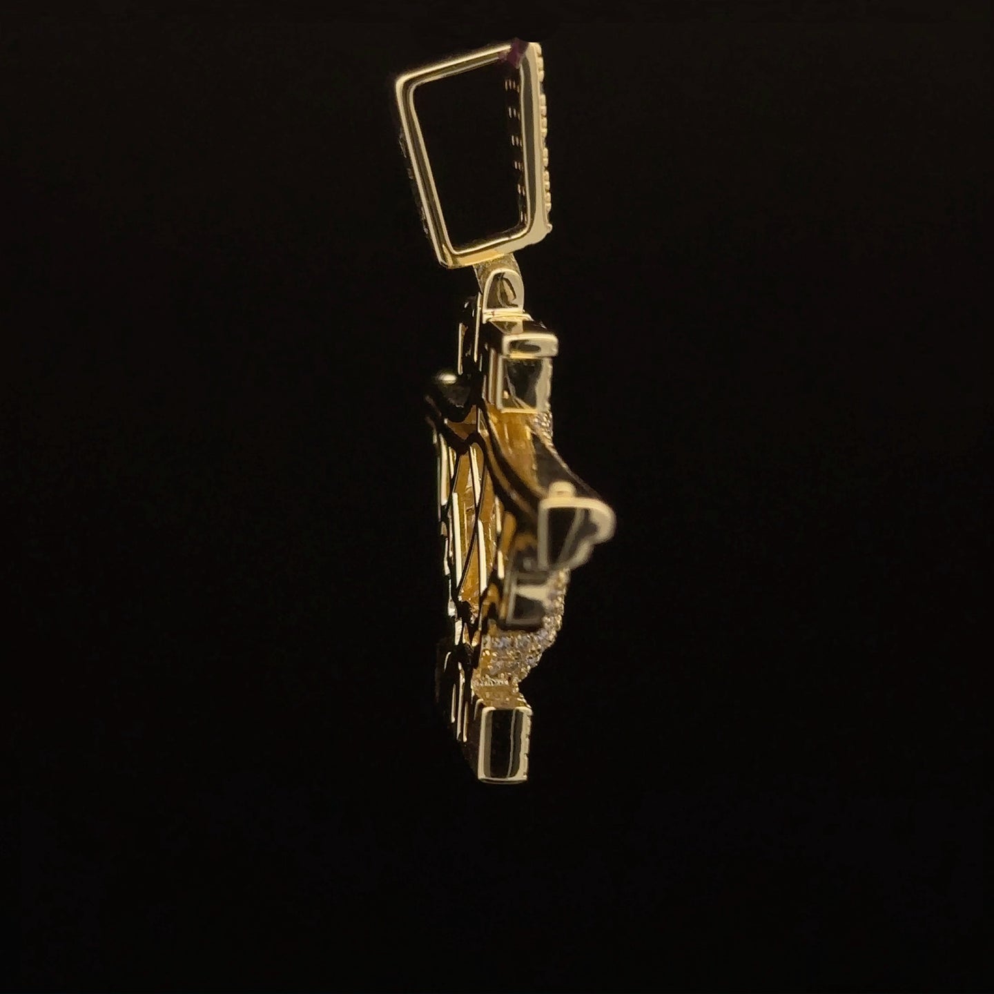 SKEPTICORE 2.68 CTW 925 CZ MOISSANITE GOLD PENDANT I 994122