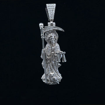 SANTAMU 1.02 CTW 925 CZ MOISSANITE RHODIUM PENDANT I 994131