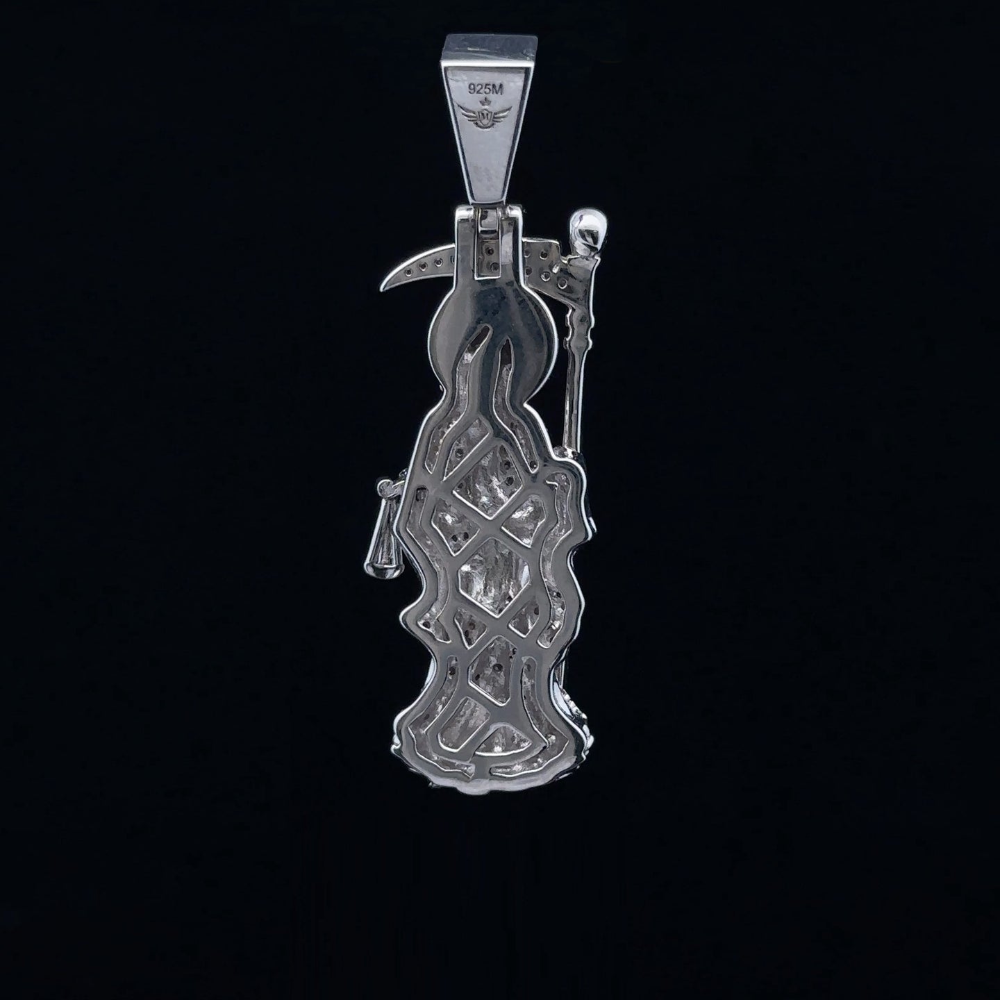 SANTAMU 1.02 CTW 925 CZ MOISSANITE RHODIUM PENDANT I 994131