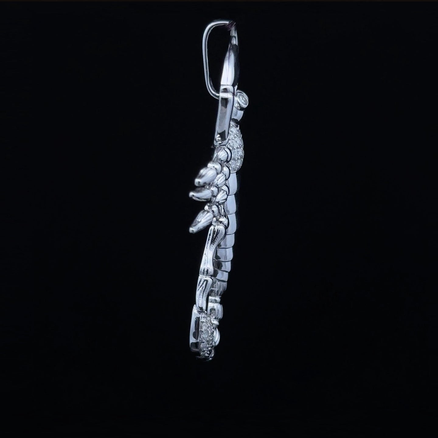VENOMIZE 0.63 CTW 925 CZ MOISSANITE RHODIUM PENDANT I 994161