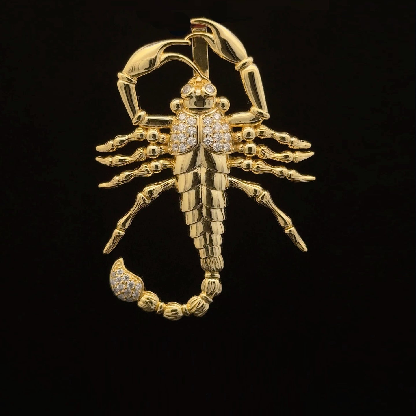 VENOMIZE 0.63 CTW 925 CZ MOISSANITE GOLD PENDANT I 994162