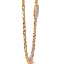 RENAZA 10MM GOLD MOISSANITE ICED OUT CUBAN I 994462