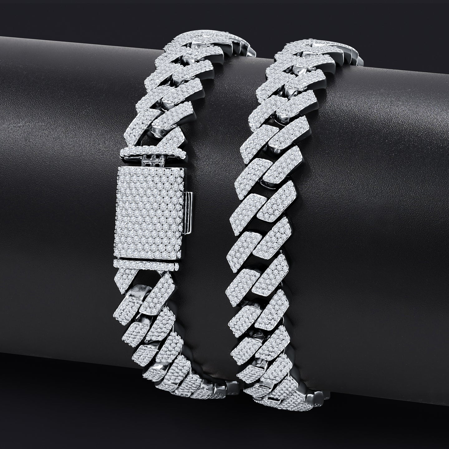 IVICH 14MM 925 MOISSANITE CUBAN CHAIN | 994531