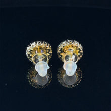 INCANTATION 925 GOLD MOISSANITE ICED OUT EARRING | 994672