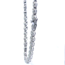 NORELL 7MM RHODIUM MOISSANITE ICED OUT CHAIN  |  995321