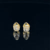 GALAXIA 925 GOLD MOISSANITE ICED OUT EARRING | 994782