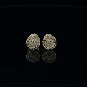AURELIAN 925 GOLD MOISSANITE ICED OUT EARRING | 994812