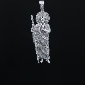 SANCTUM 2.99 CTW 925 CZ MOISSANITE RHODIUM PENDANT I 994821