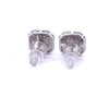 AETHER 0.58 CTW 925 RHODIUM MOISSANITE ICED OUT EARRING | 994891
