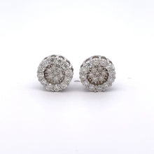 ASTRAEUS 0.66 CTW 925 RHODIUM MOISSANITE ICED OUT EARRING | 994911