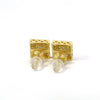 APOGEE 0.67 CTW 925 GOLD MOISSANITE ICED OUT EARRING | 994932
