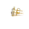 REVERIE 0.50 CTW 925 GOLD MOISSANITE ICED OUT EARRING | 994942