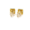 REVERIE 0.50 CTW 925 GOLD MOISSANITE ICED OUT EARRING | 994942