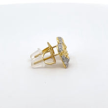 EMPYREAN 0.24 CTW 925 GOLD MOISSANITE ICED OUT EARRING | 994952