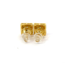 INFINITUM 0.37 CTW 925 GOLD MOISSANITE ICED OUT EARRING | 994972