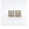HARMONIOUS 0.82 CTW 925 GOLD MOISSANITE ICED OUT EARRING | 994992