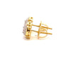 DRACONIS 0.41 CTW 925 GOLD MOISSANITE ICED OUT EARRING | 995002