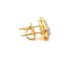 DRACONIS 0.41 CTW 925 GOLD MOISSANITE ICED OUT EARRING | 995002