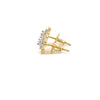 FATHOM 0.56 CTW 925 GOLD MOISSANITE ICED OUT EARRING | 995012