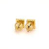 GLIMMER 0.24 CTW 925 GOLD MOISSANITE ICED OUT EARRING | 995032