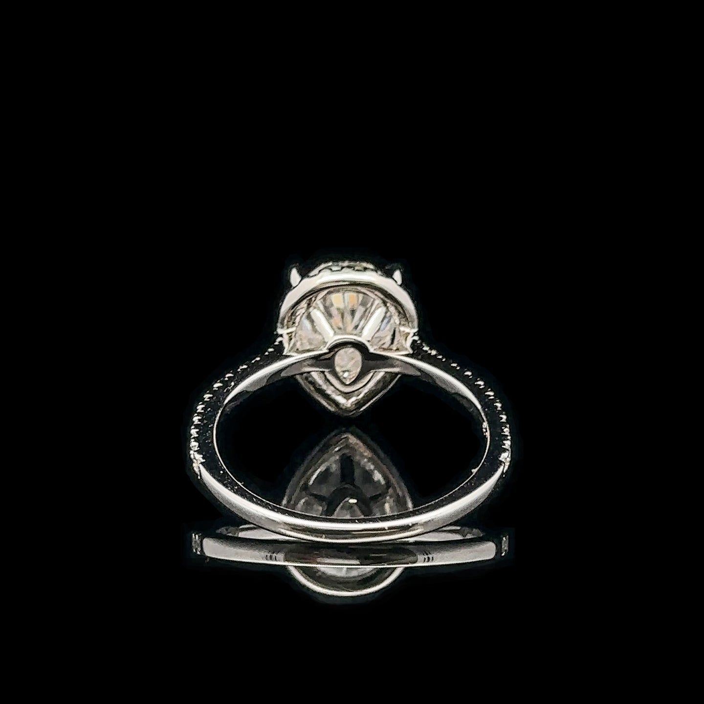 PEARLY 2.32CTW 925 SILVER VVS D MOISSANITE RING | 995161