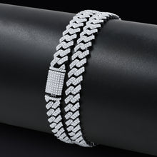 ICEHALO SILVER  MOISSANITE 10 MM CHAIN | 995251